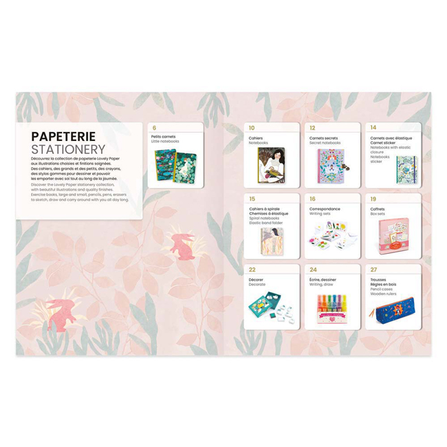 Ouverture papeterie catalogue Lovely Paper